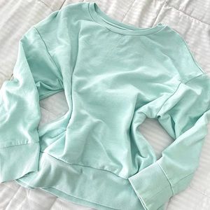 Mint green sweatshirt